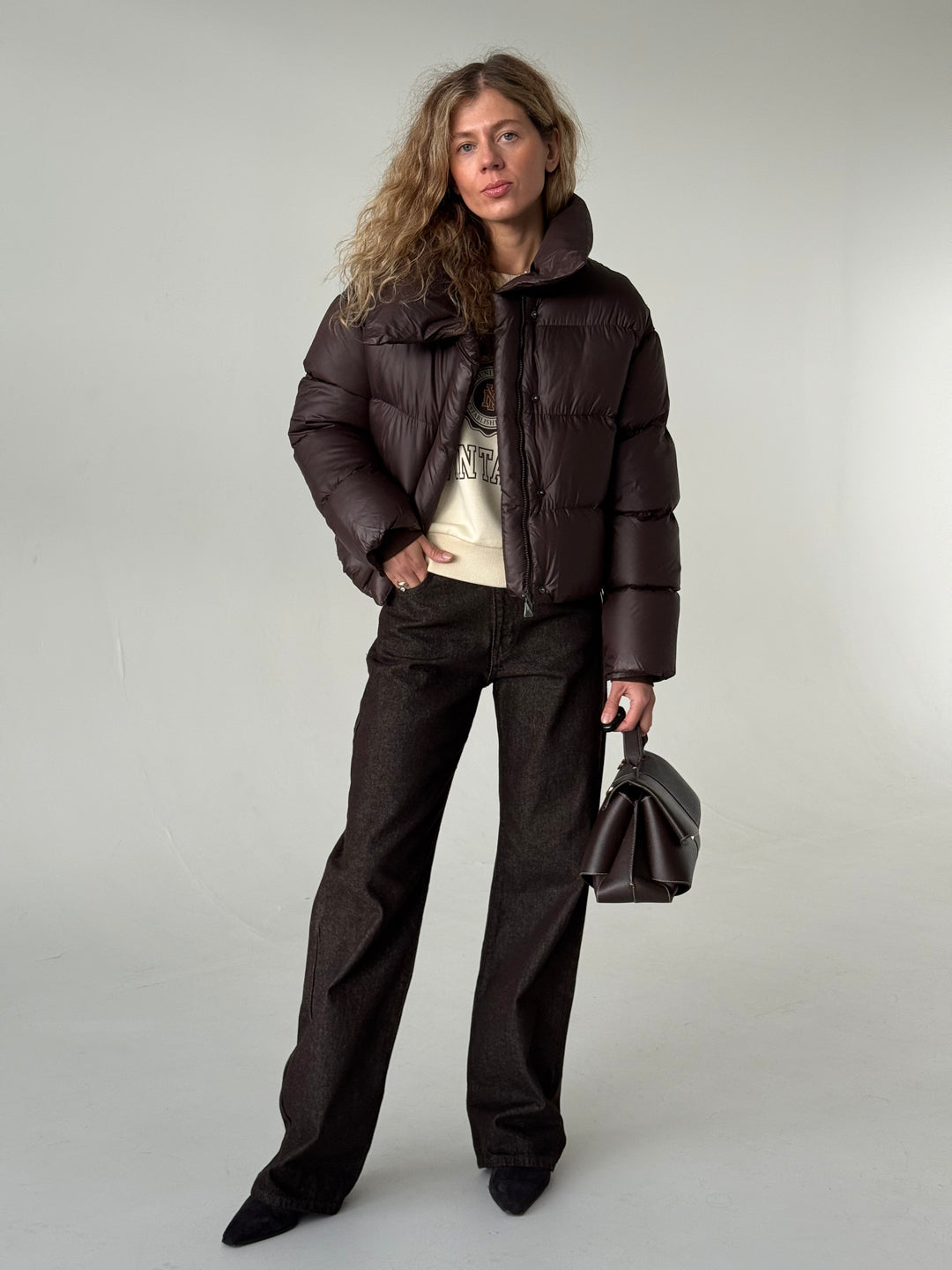 Taisnas džinsa bikses ar augstu jostasvietu #04