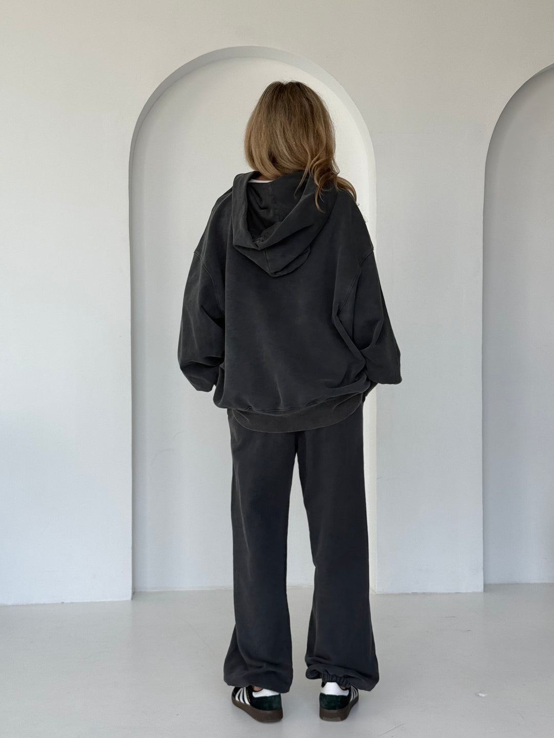 Jogger stila kokvilnas bikses