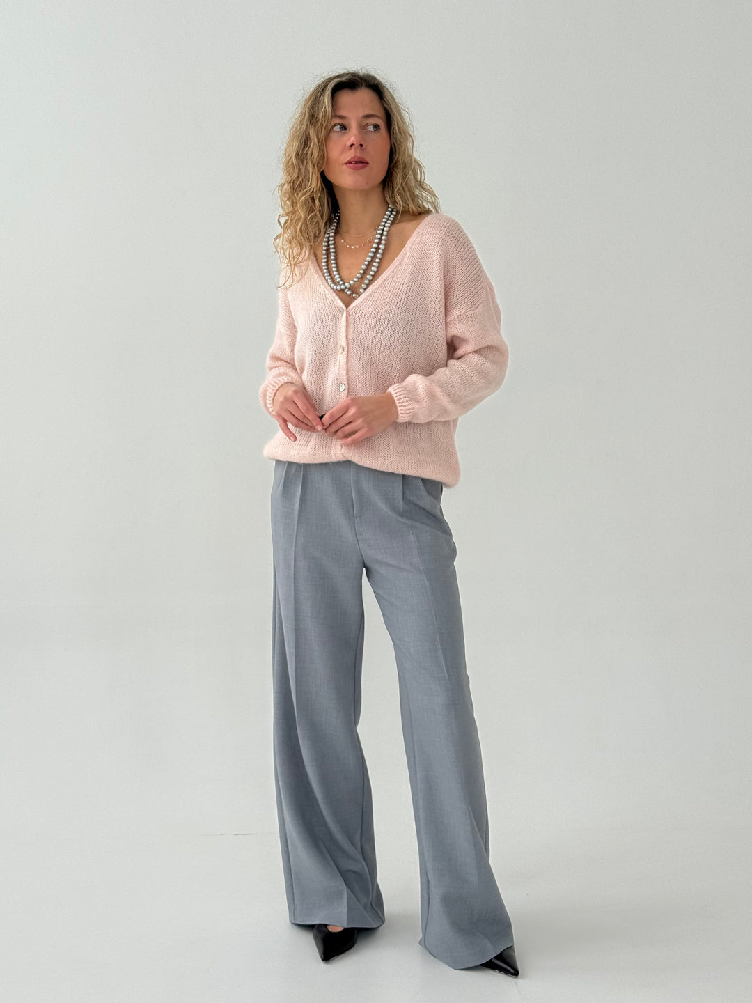 Adīta mohēras pogājama jaka