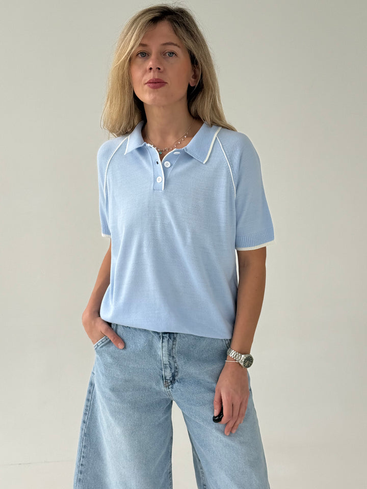 Adīts oversize polo tops