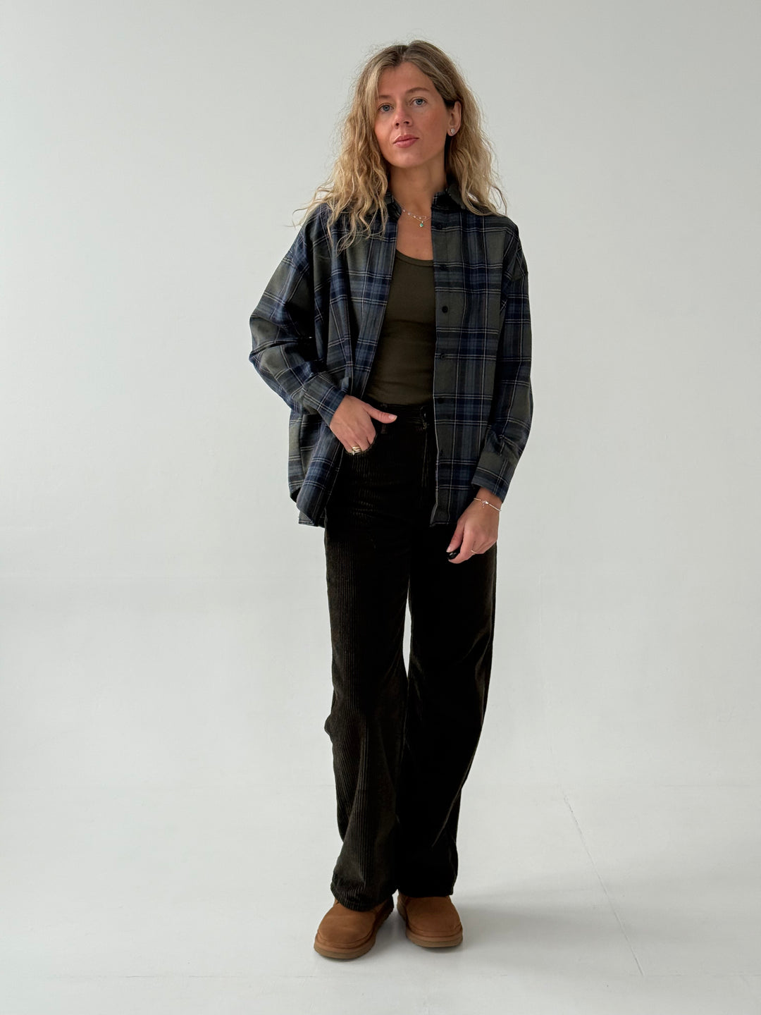 Velveta taisnas bikses #01