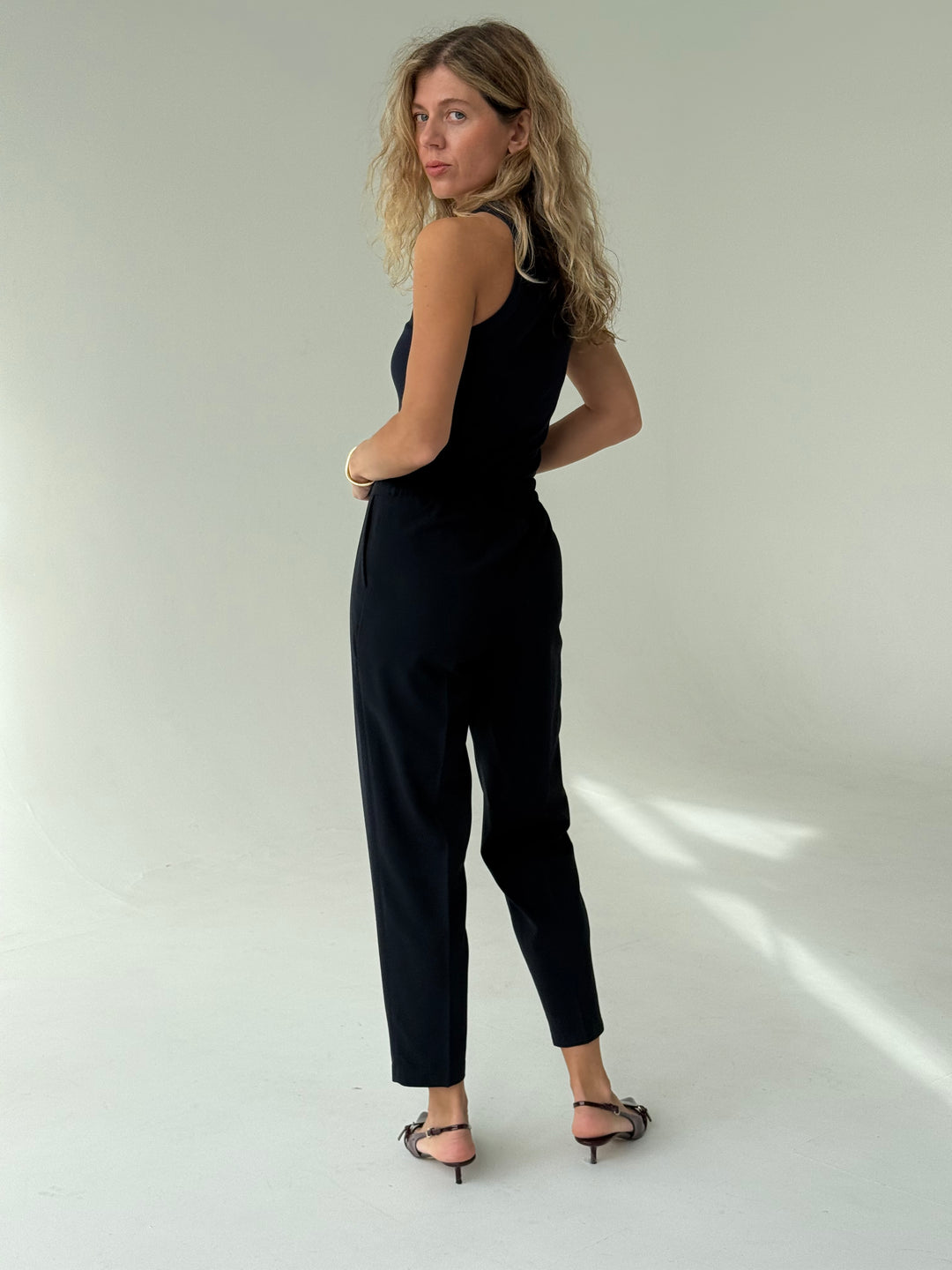 Cigarette stila bikses ar ielocēm #01