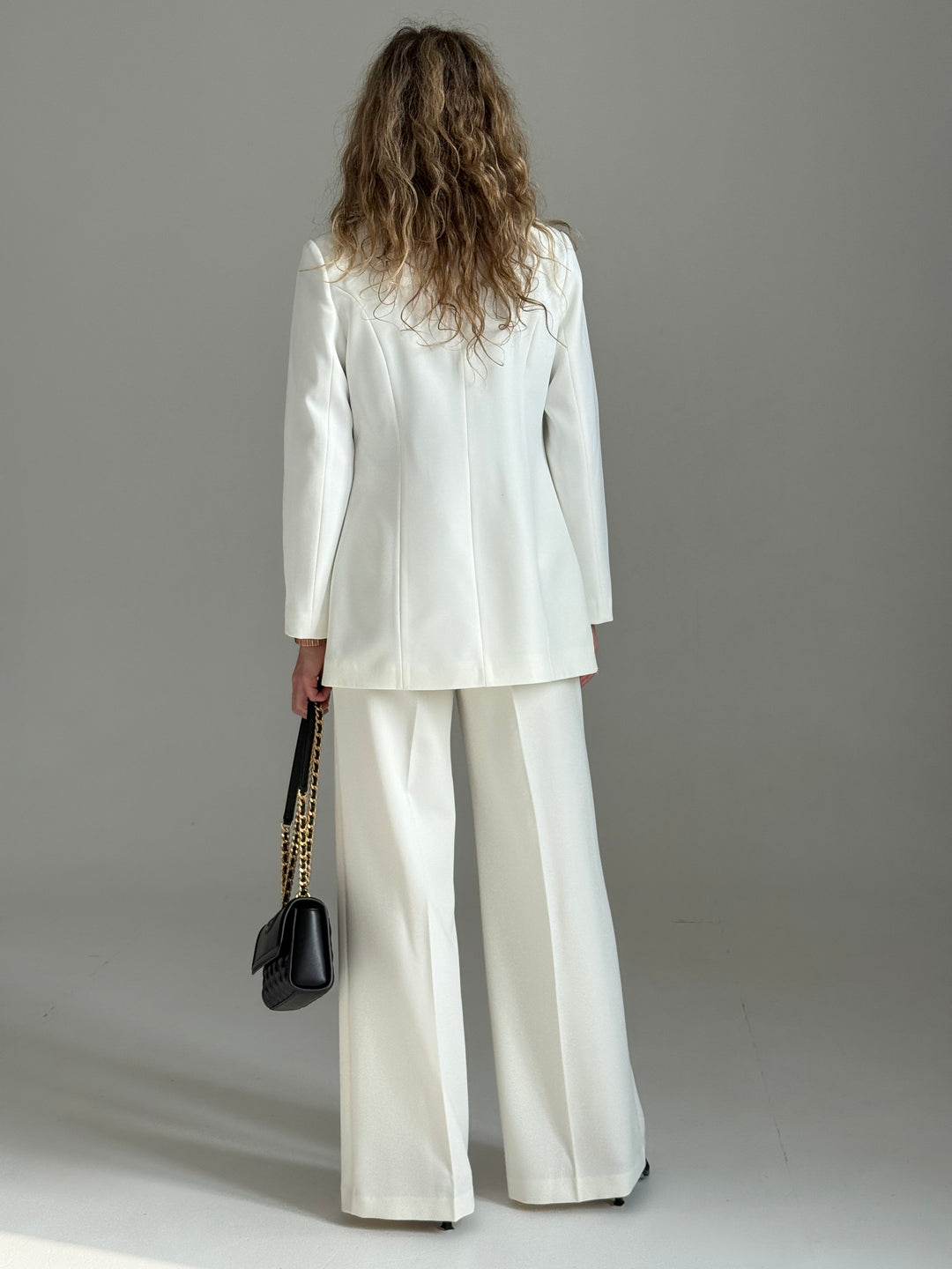 Pagarināta klasiska viduklī pieguļoša žakete #02