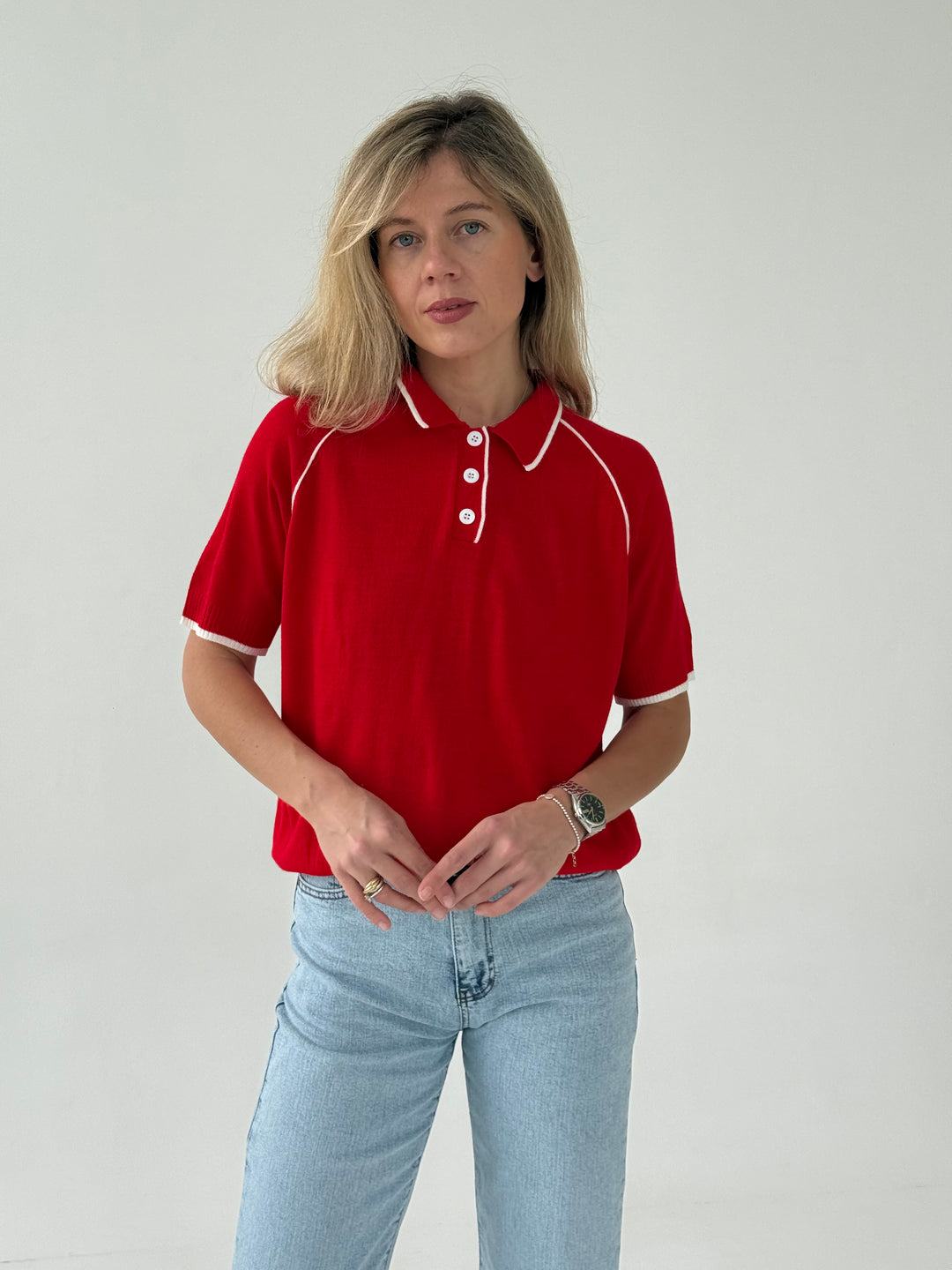 Adīts oversize polo tops