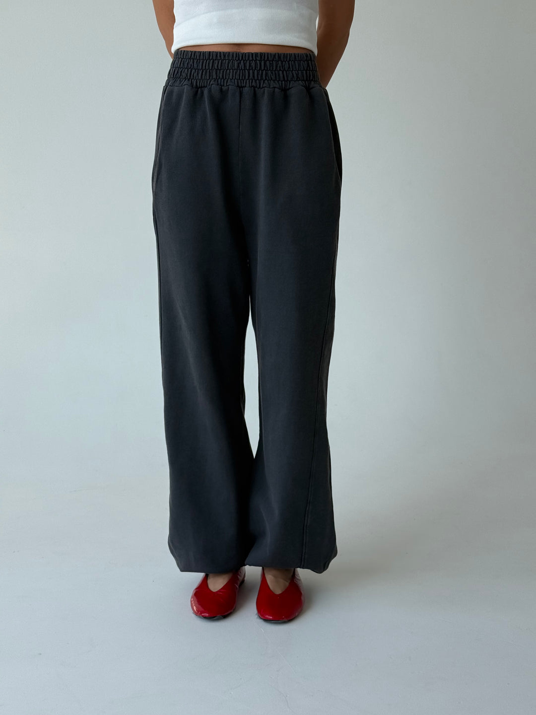 Jogger stila kokvilnas bikses