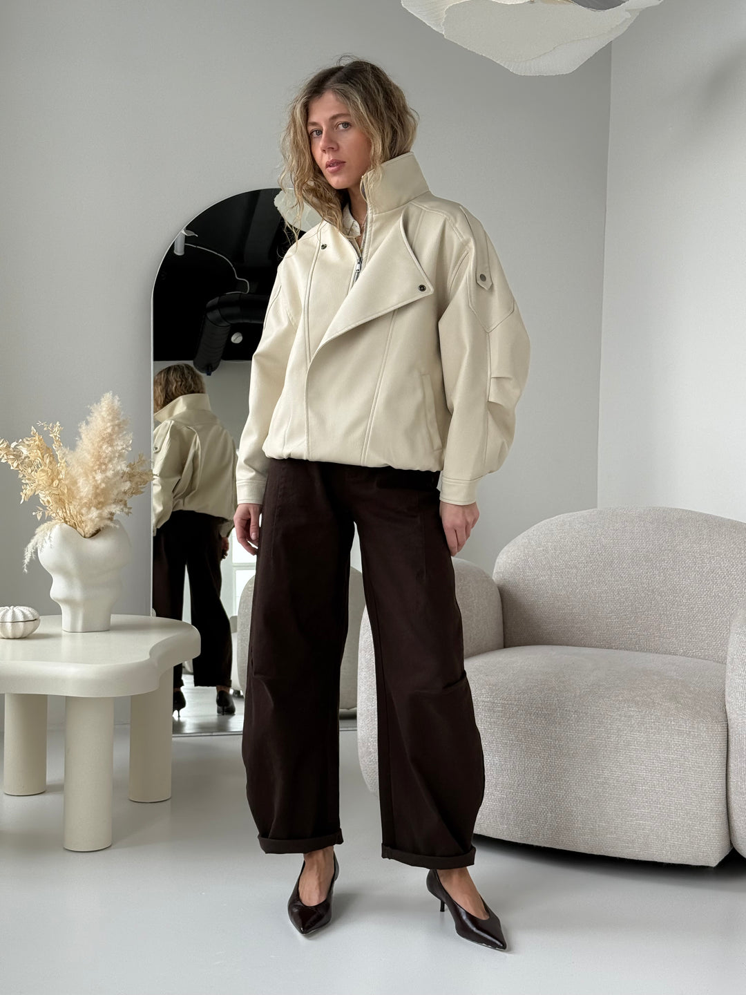 Barrel džinsa bikses