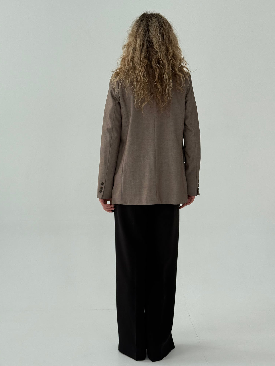 Klasiska viskozes žakete ar vienu pogu #01