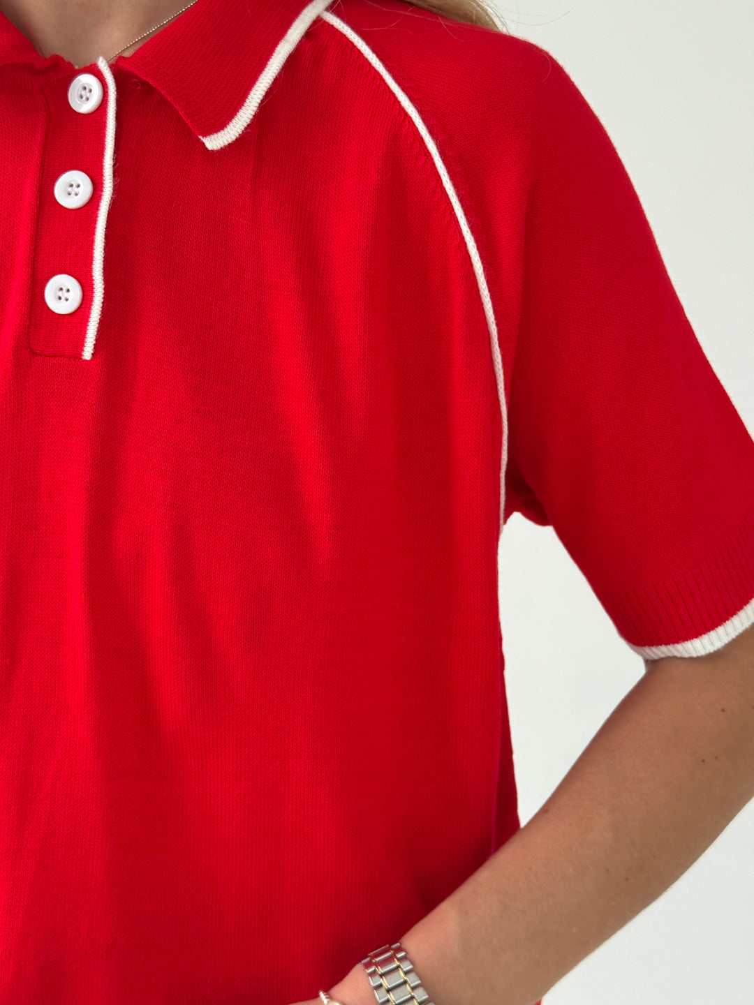 Adīts oversize polo tops