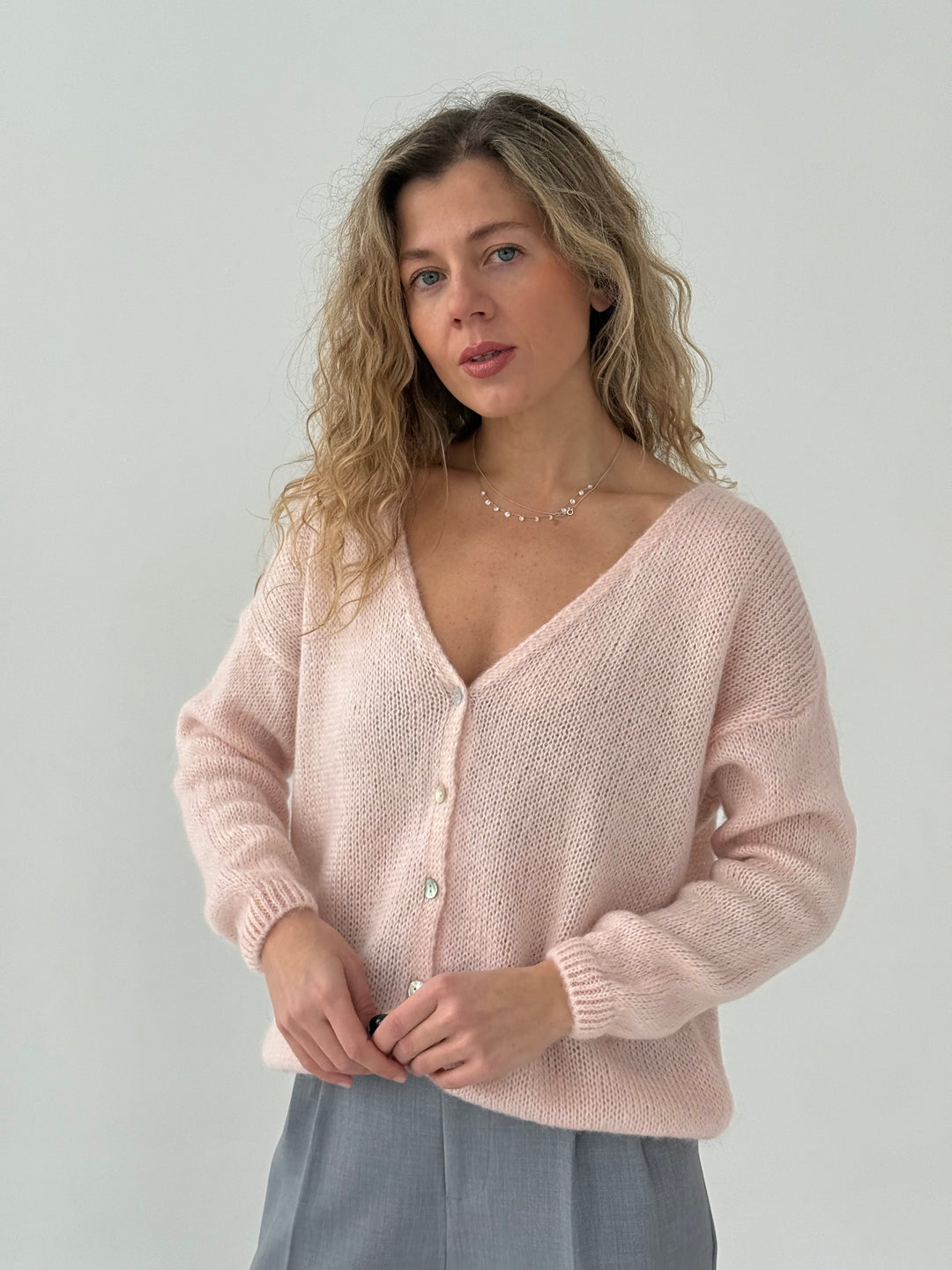 Adīta mohēras pogājama jaka