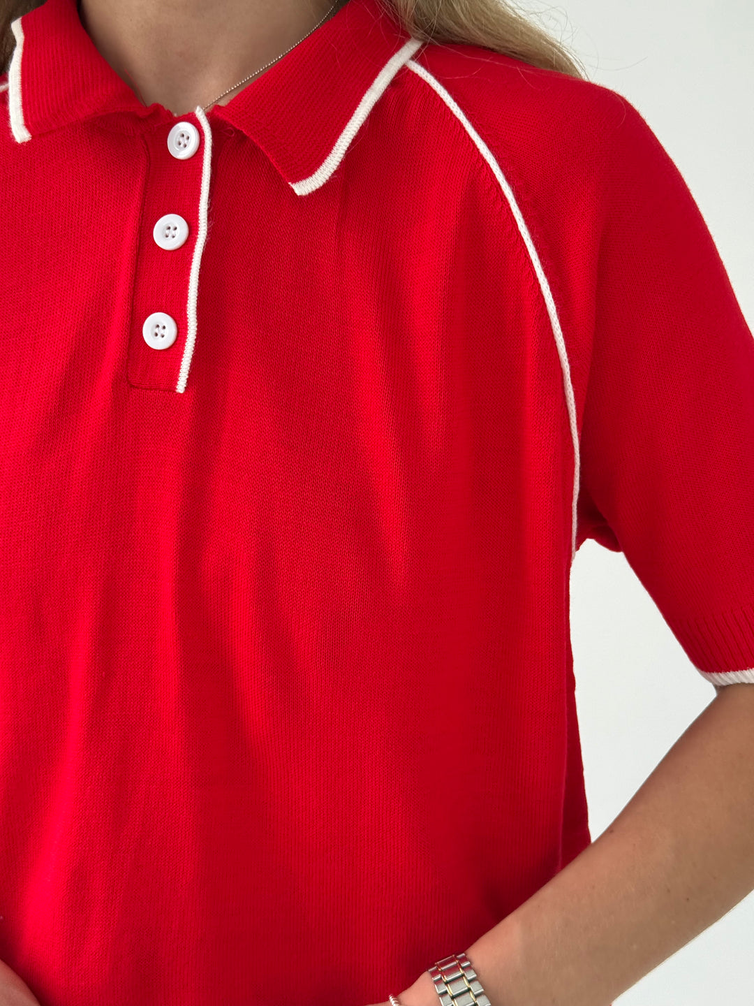 Adīts oversize polo tops