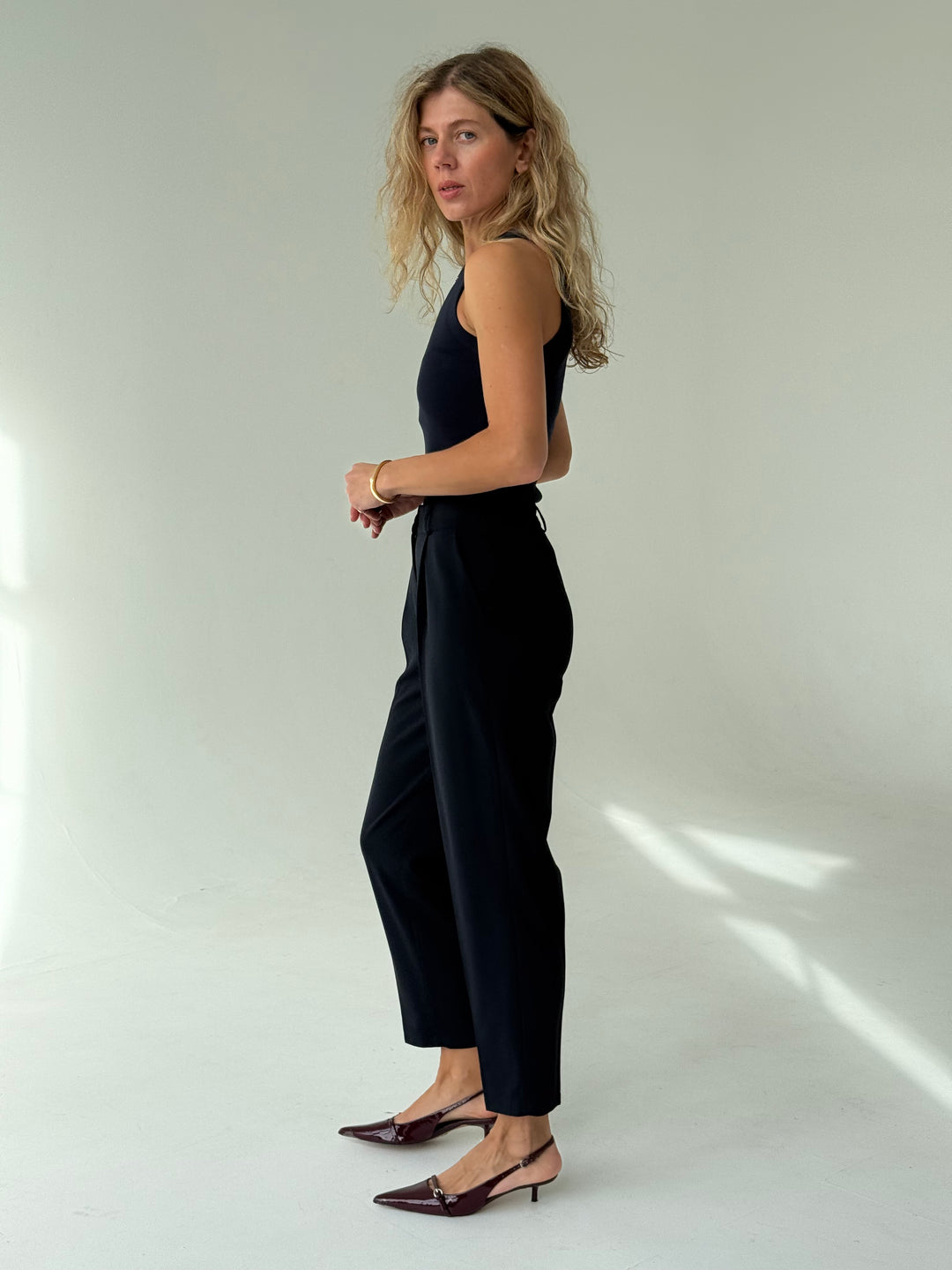 Cigarette stila bikses ar ielocēm #01