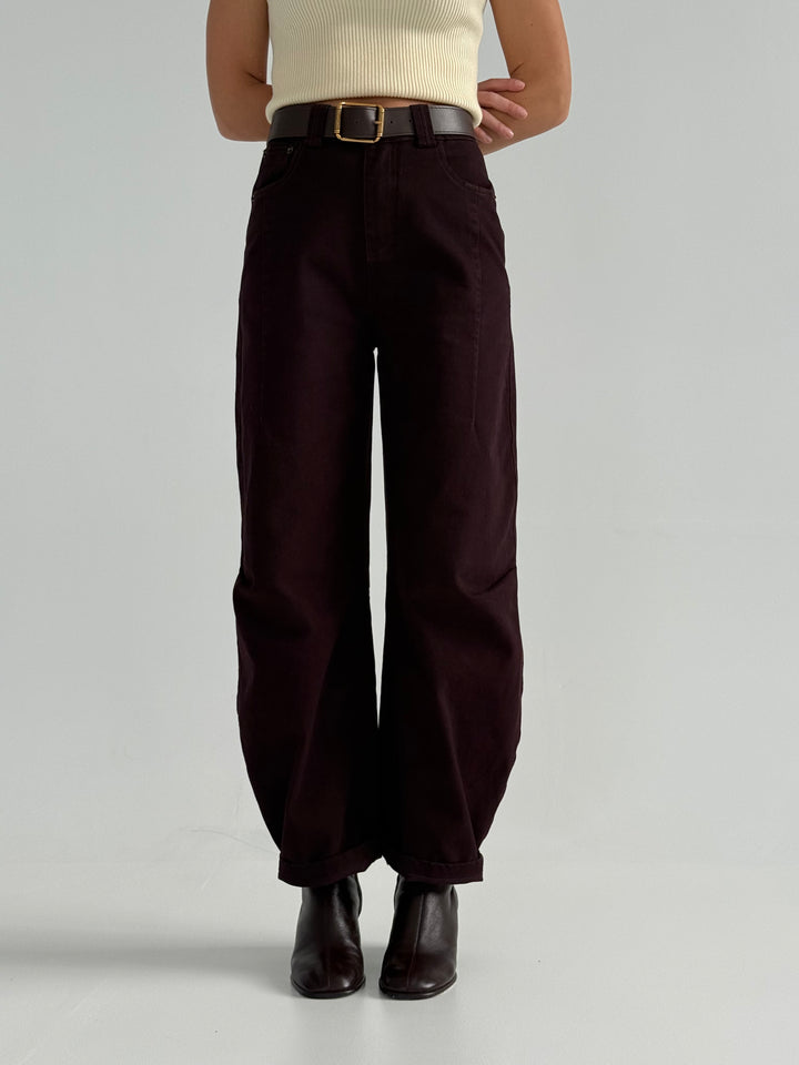 Barrel džinsa bikses