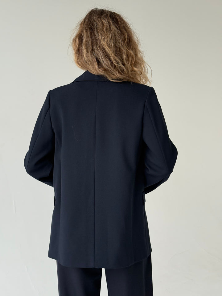 Oversize viskozes žakete ar divrindu pogājumu #02