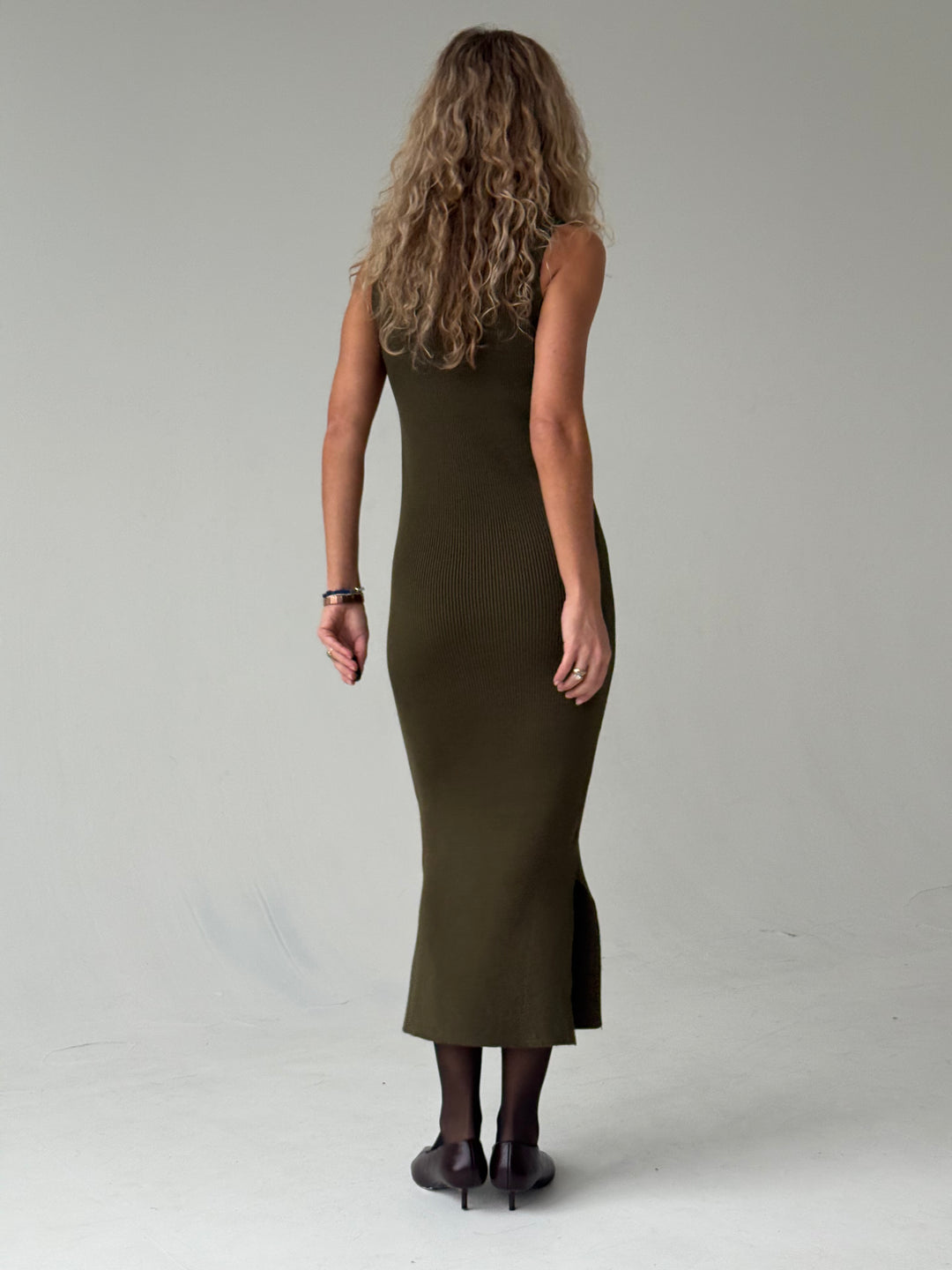 Trikotāžas kleitas un jakas komplekts