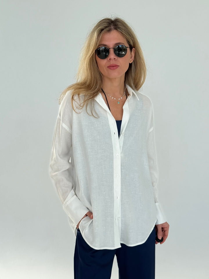 Klasisks lina krekls
