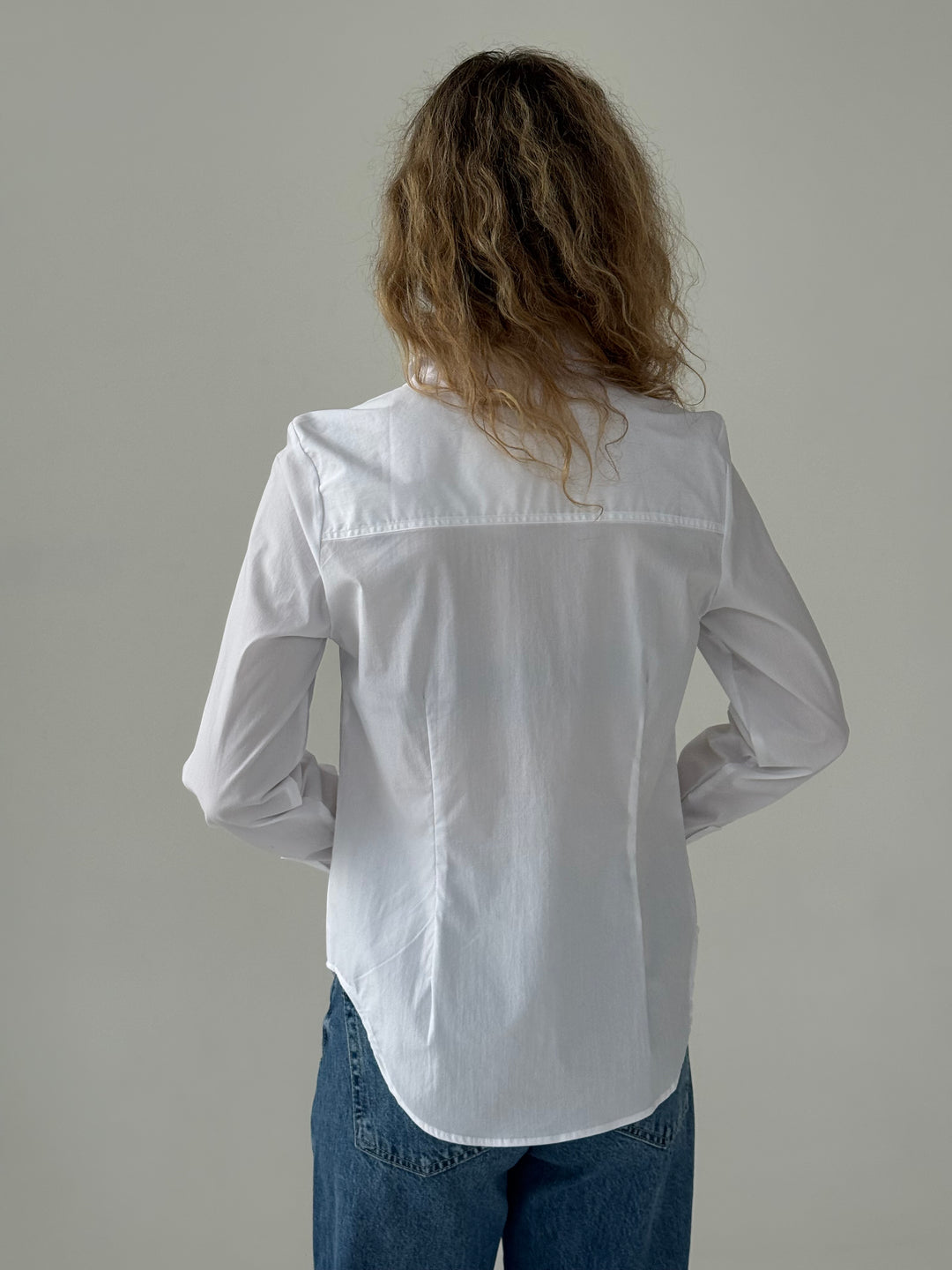 Klasisks slim fit kokvilnas krekls