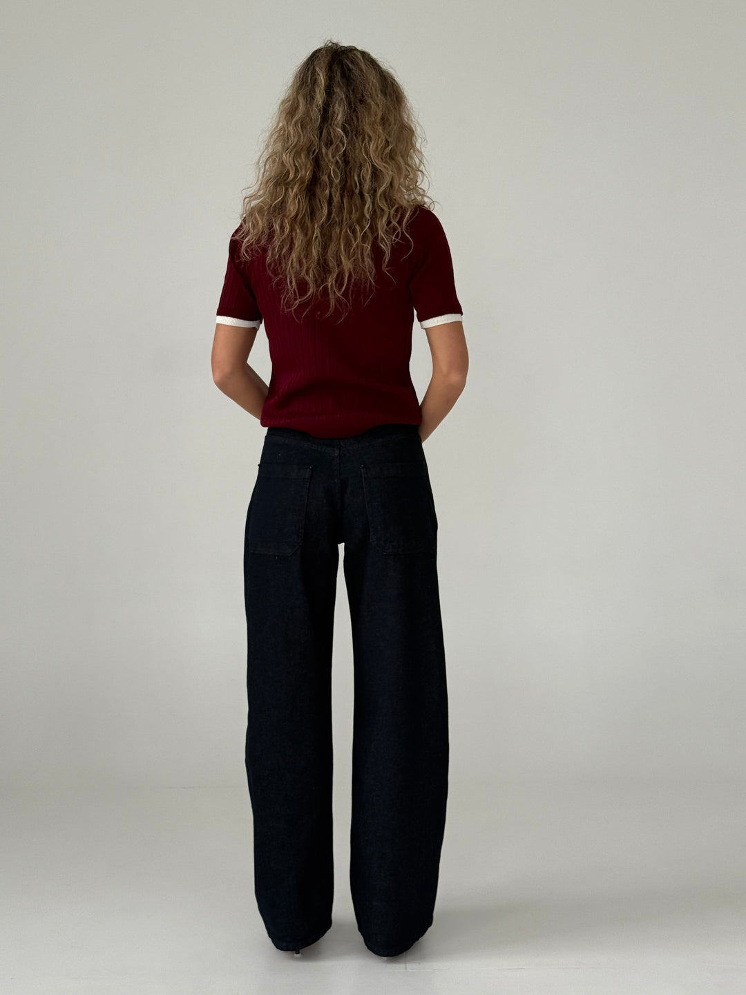 Barrel džinsa bikses #01