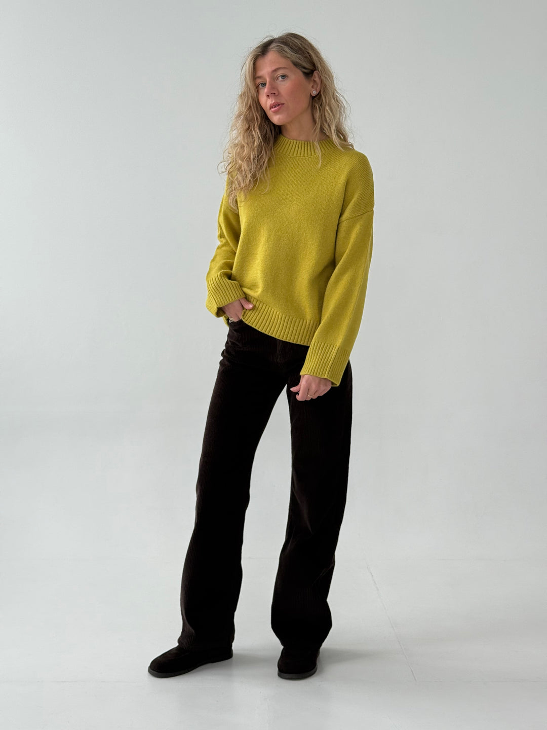 Velveta taisnas bikses #01