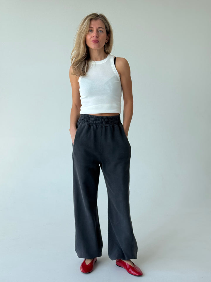 Jogger stila kokvilnas bikses