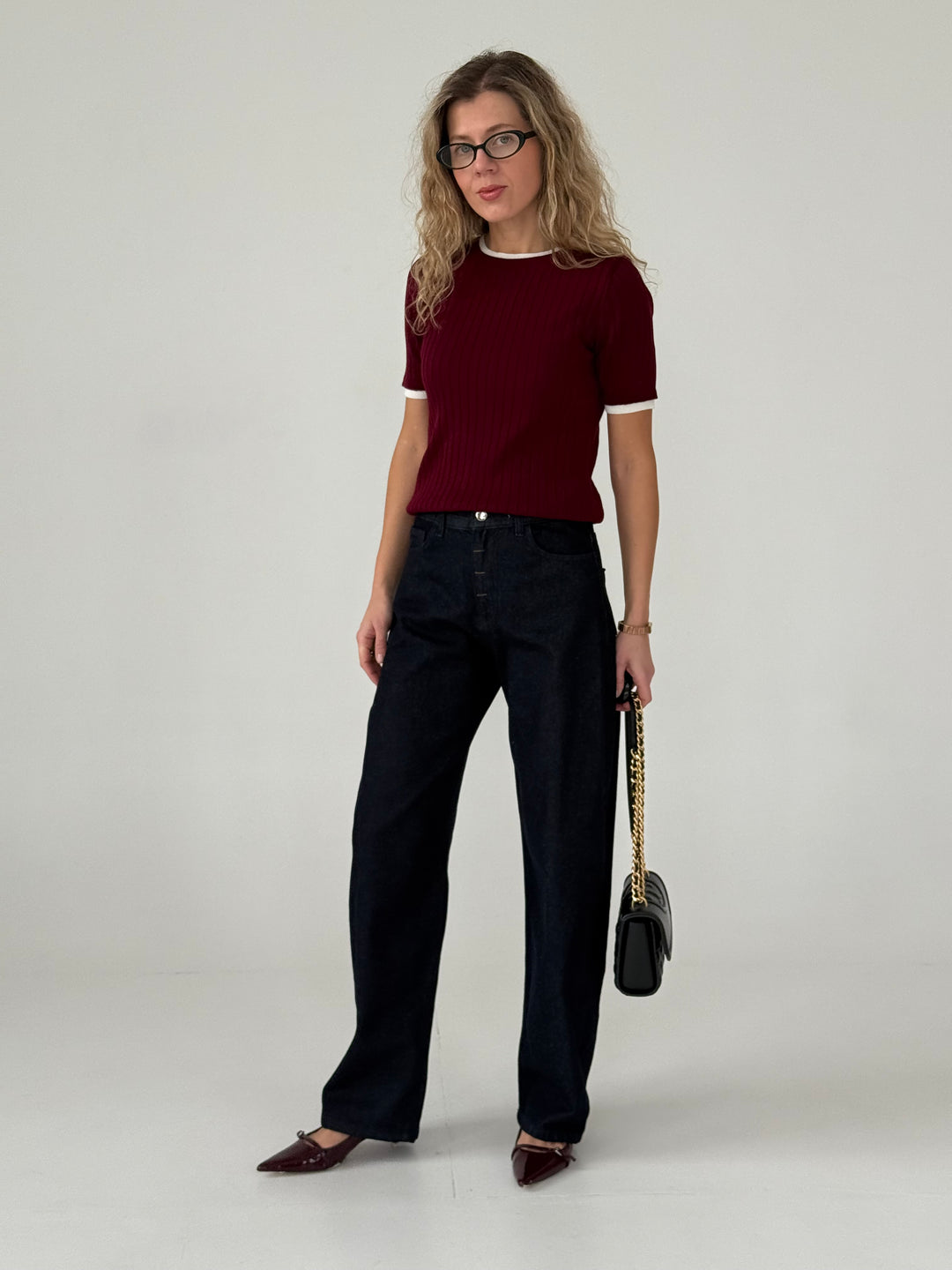 Barrel džinsa bikses #01