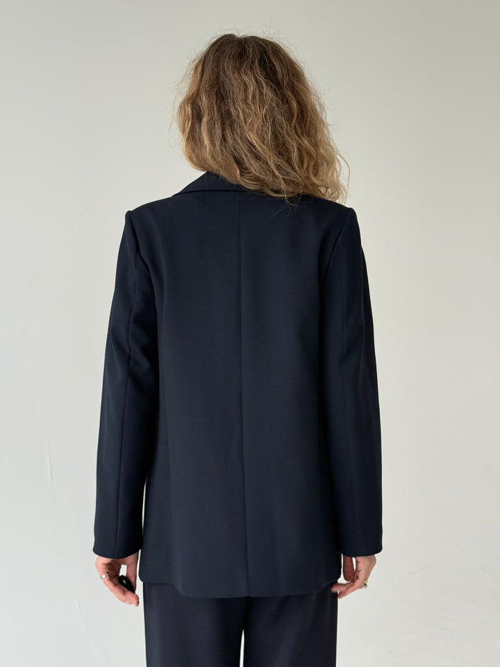 Oversize viskozes žakete ar divrindu pogājumu #02