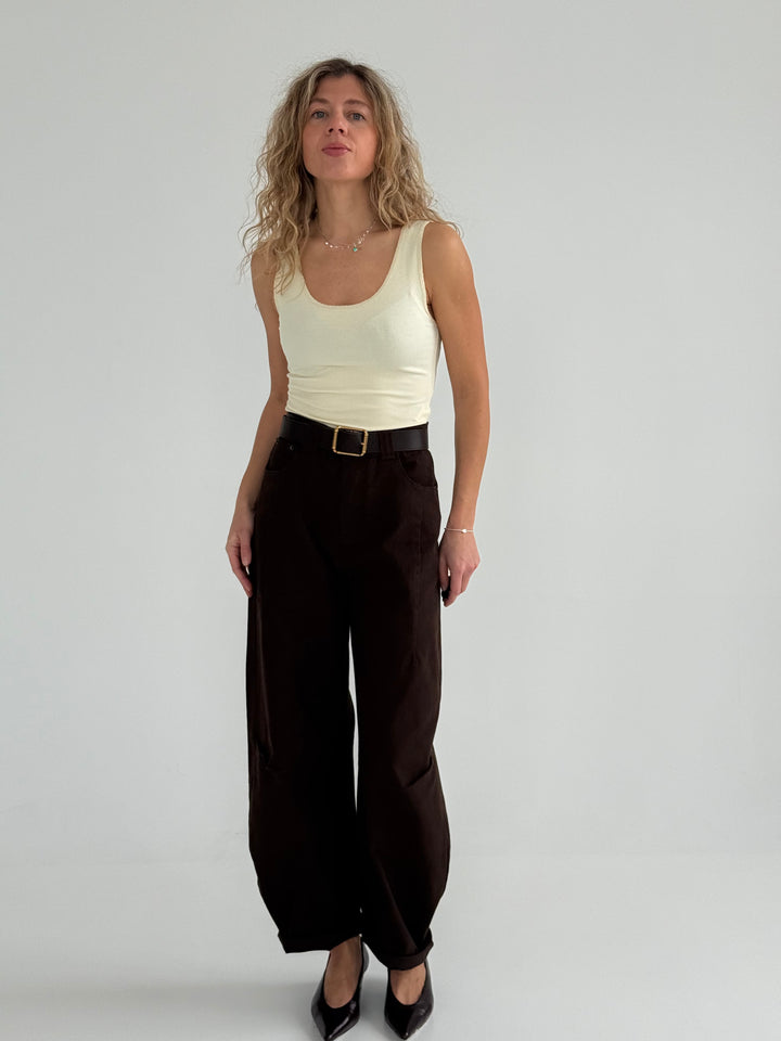 Barrel džinsa bikses