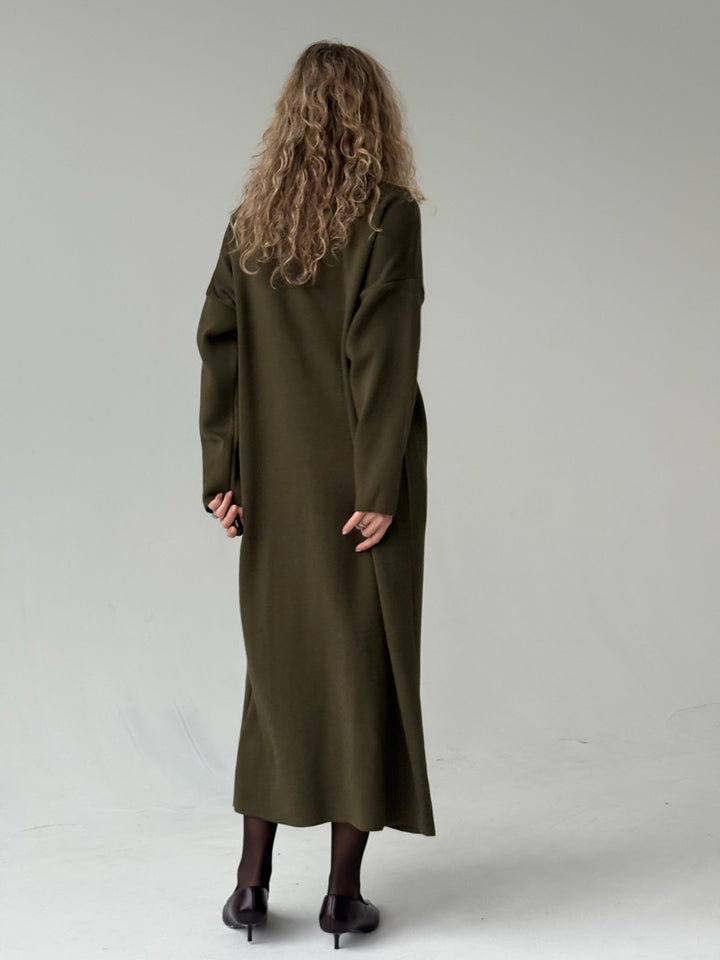 Trikotāžas kleitas un jakas komplekts