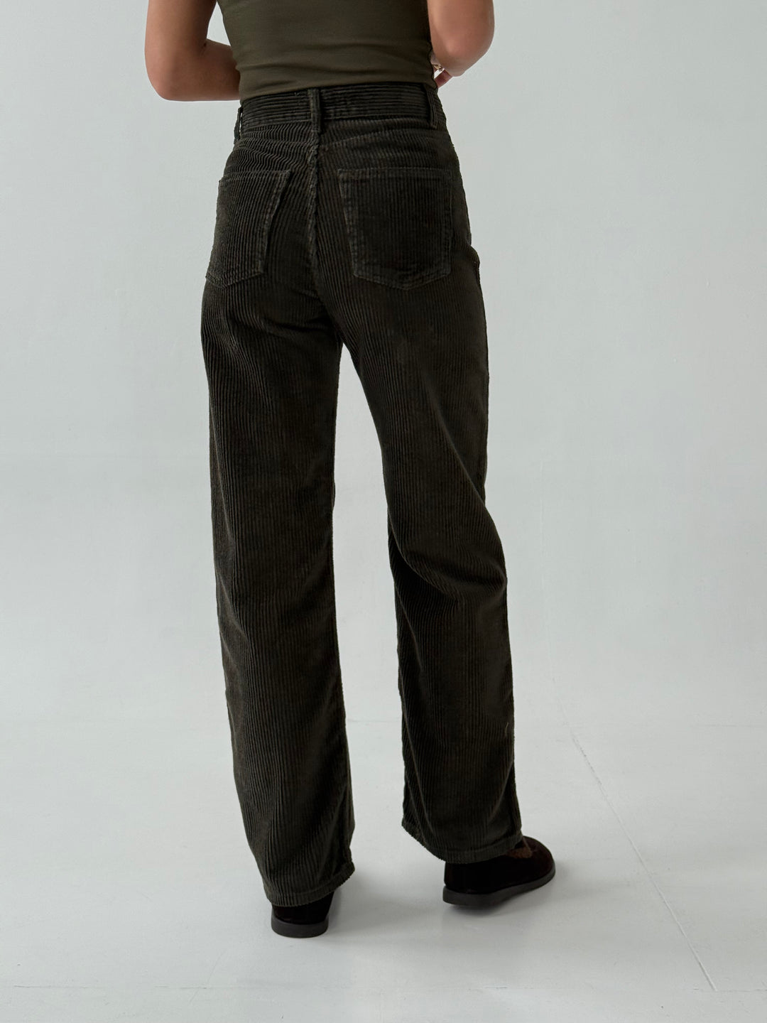 Velveta taisnas bikses #01