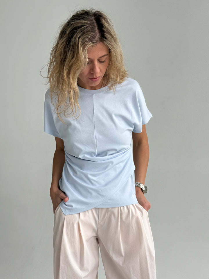 Viskozes oversize krokots T-krekls