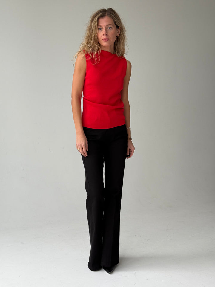 Garas zvanveida bikses ar augstu jostasvietu