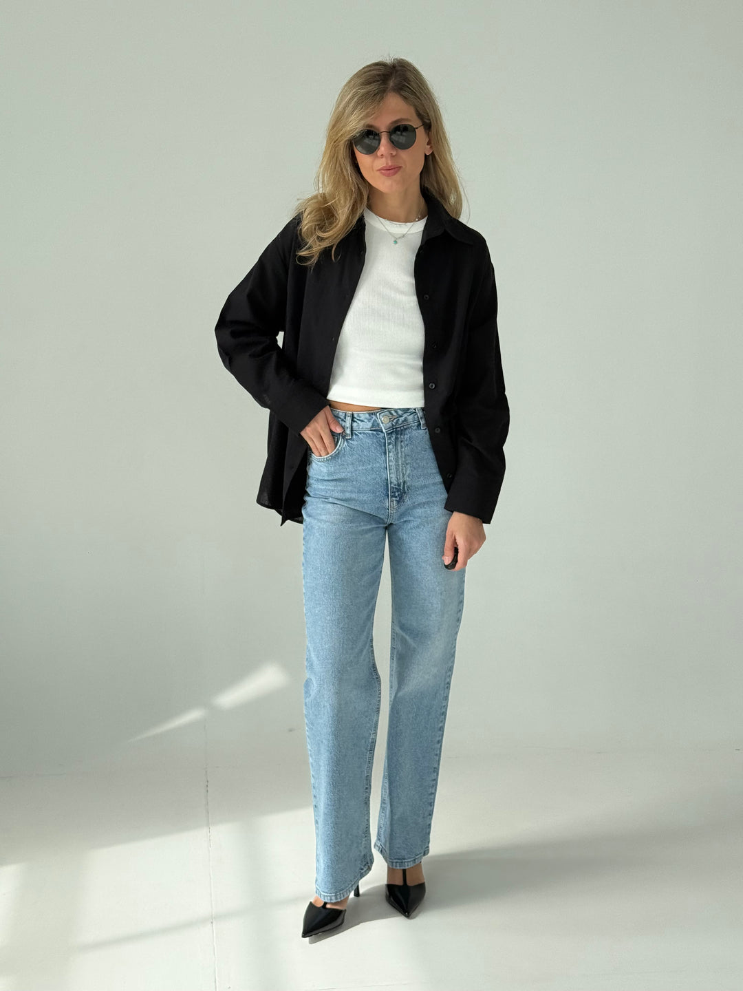Oversize kokvilnas krekls #05