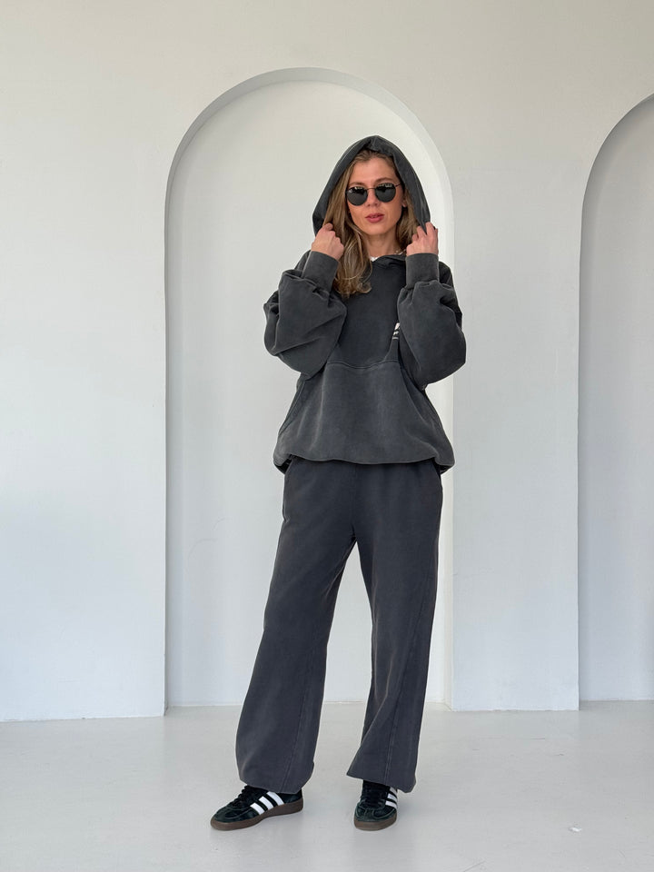 Jogger stila kokvilnas bikses