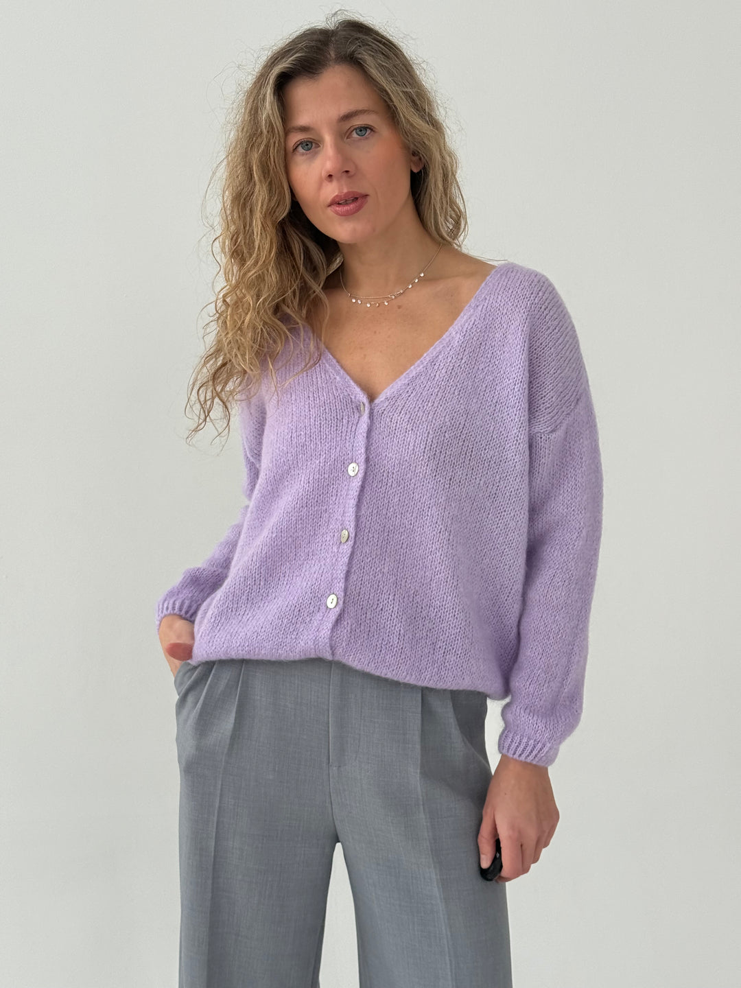 Adīta mohēras pogājama jaka