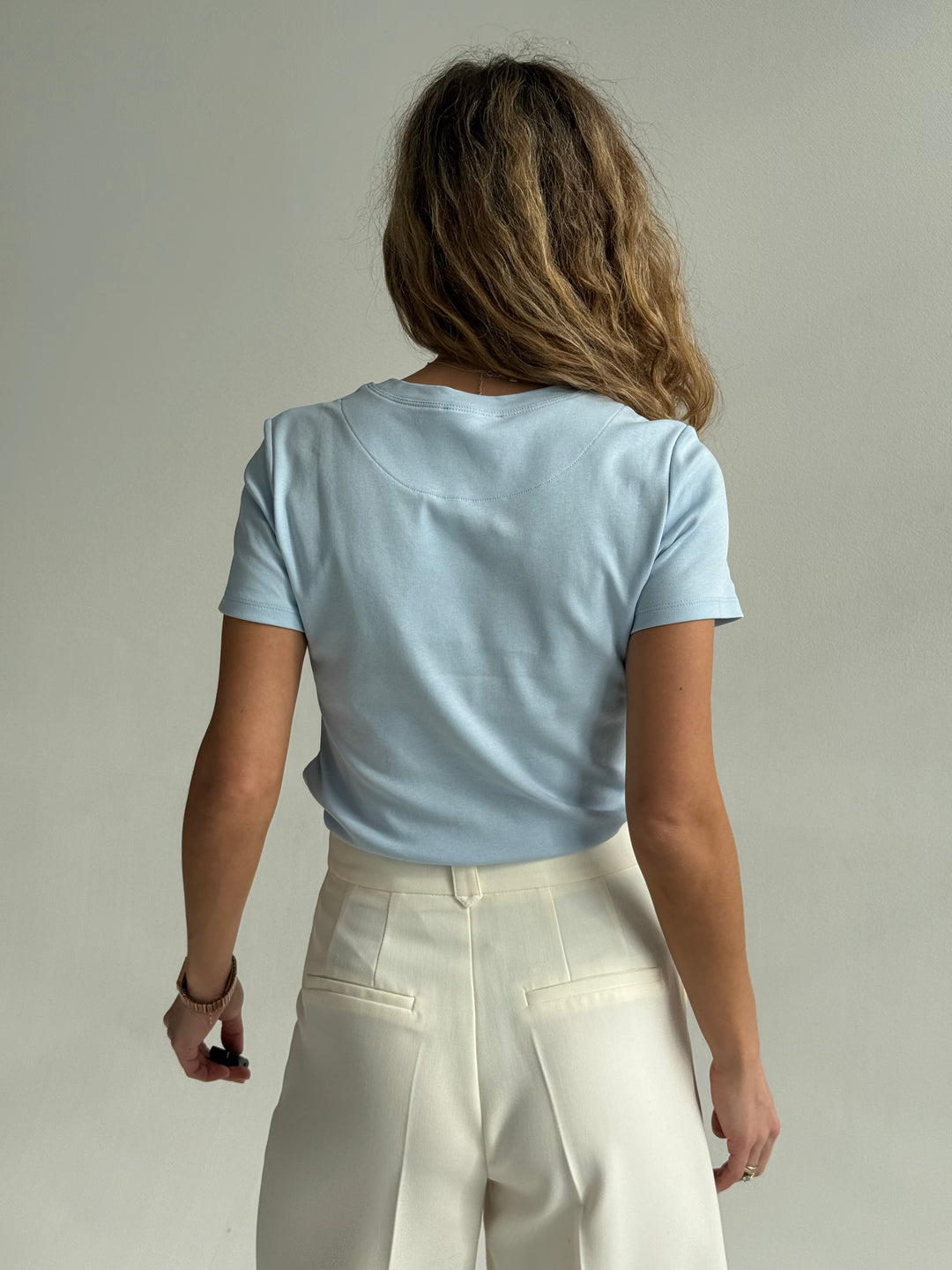 Slim fit premium kokvilnas t-krekls