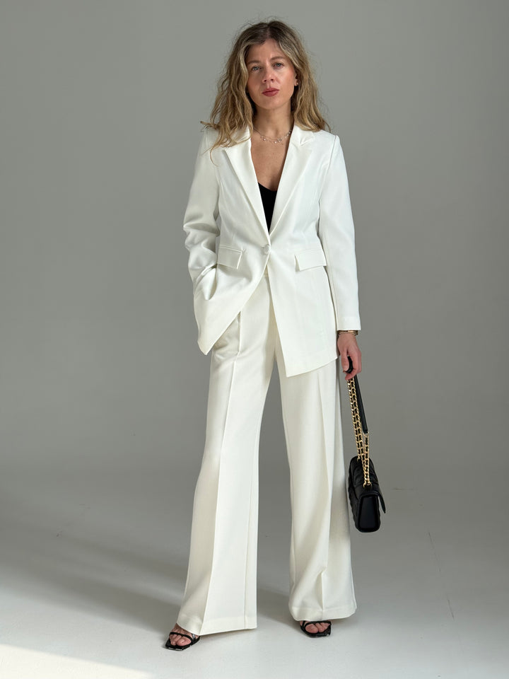 Pagarināta klasiska viduklī pieguļoša žakete #02