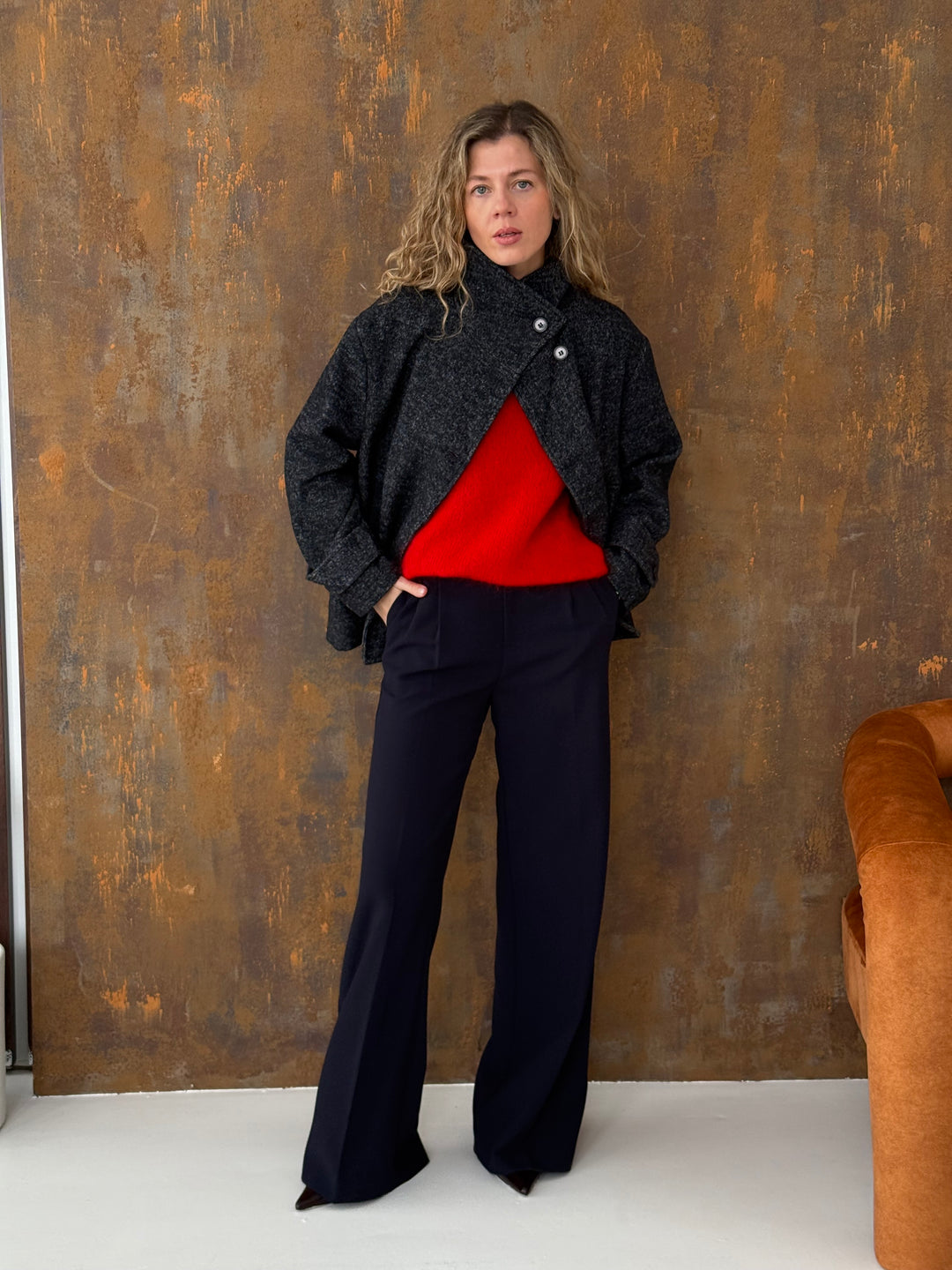 Klasiskas palazzo platas bikses