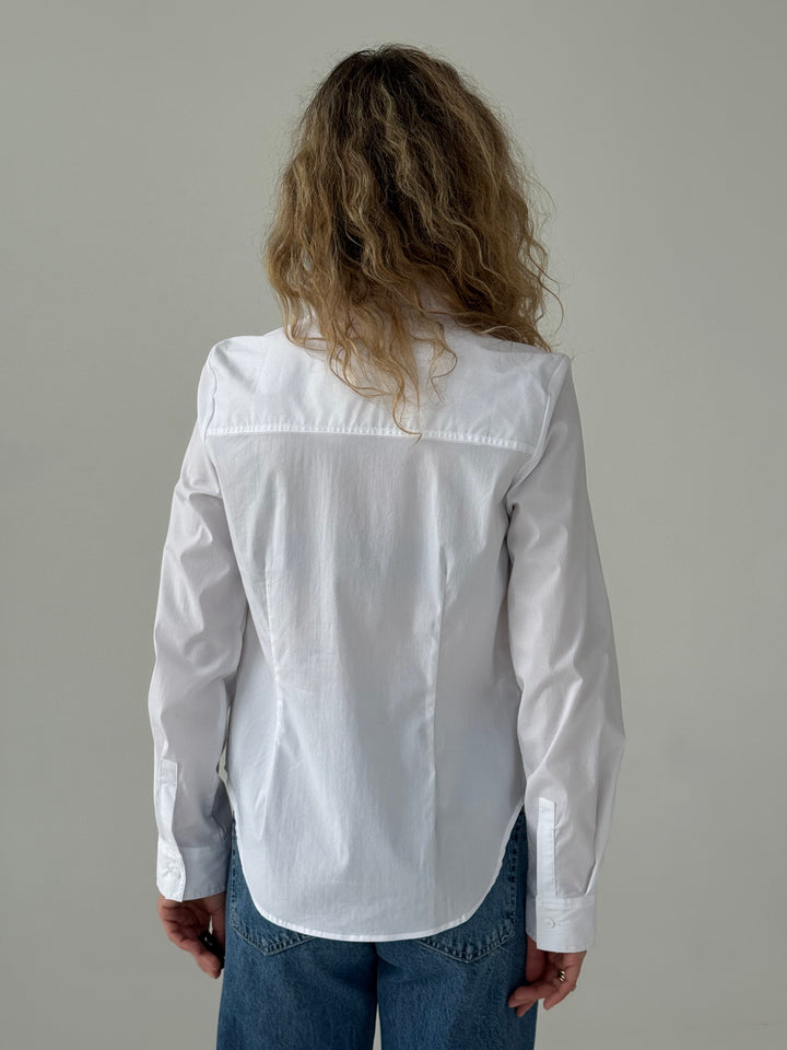 Klasisks slim fit kokvilnas krekls