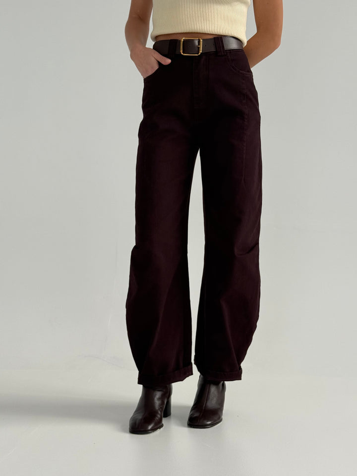 Barrel džinsa bikses