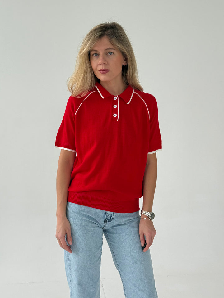 Adīts oversize polo tops