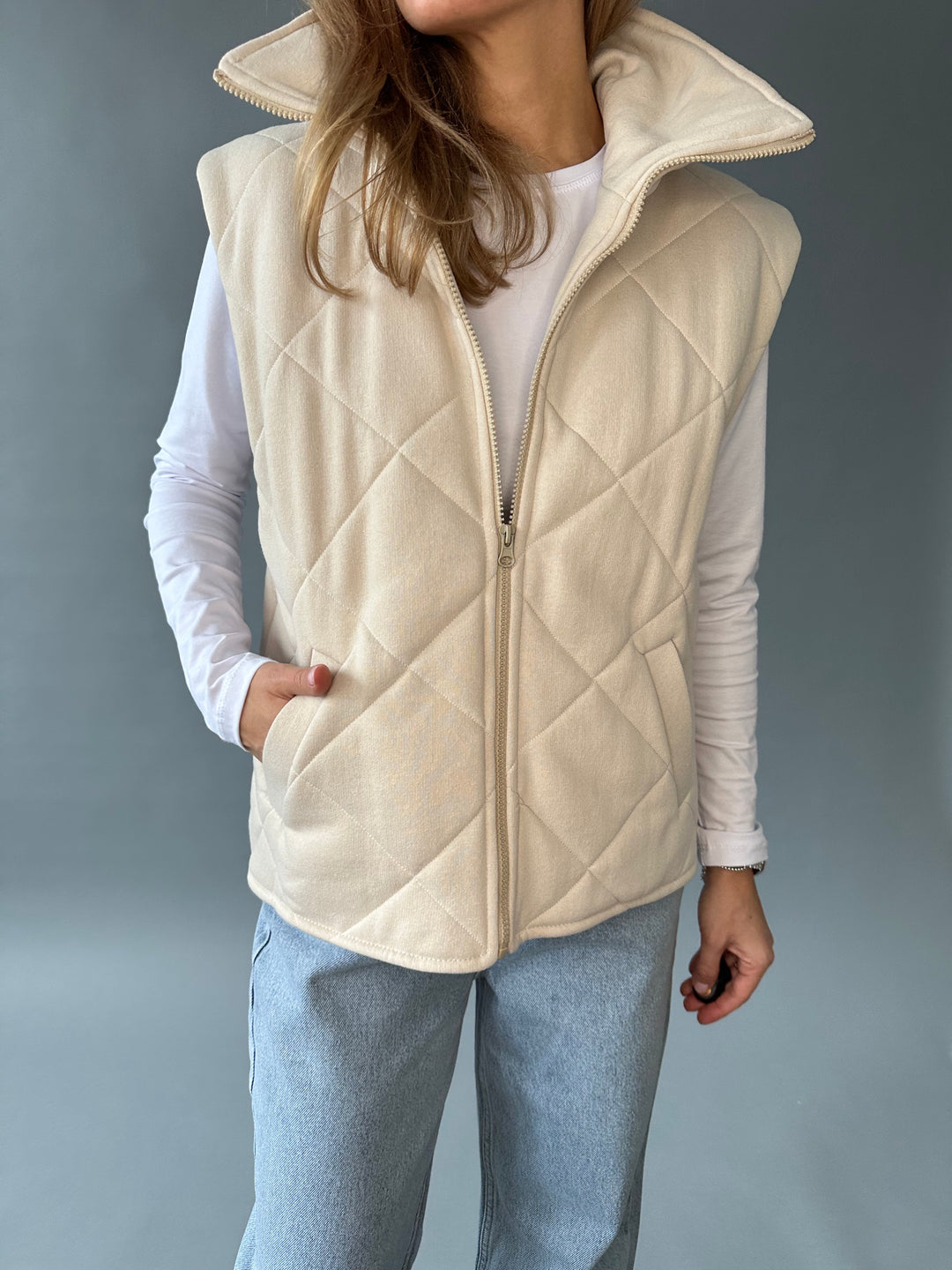 Cotton casual-style vest