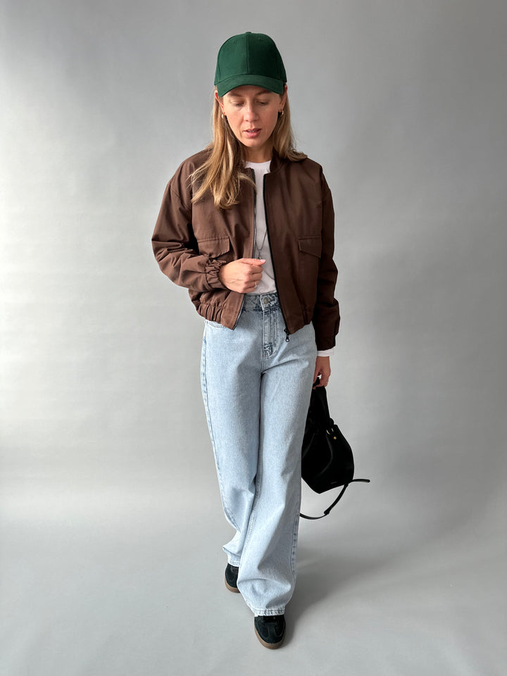 Bomber-style short overjacket