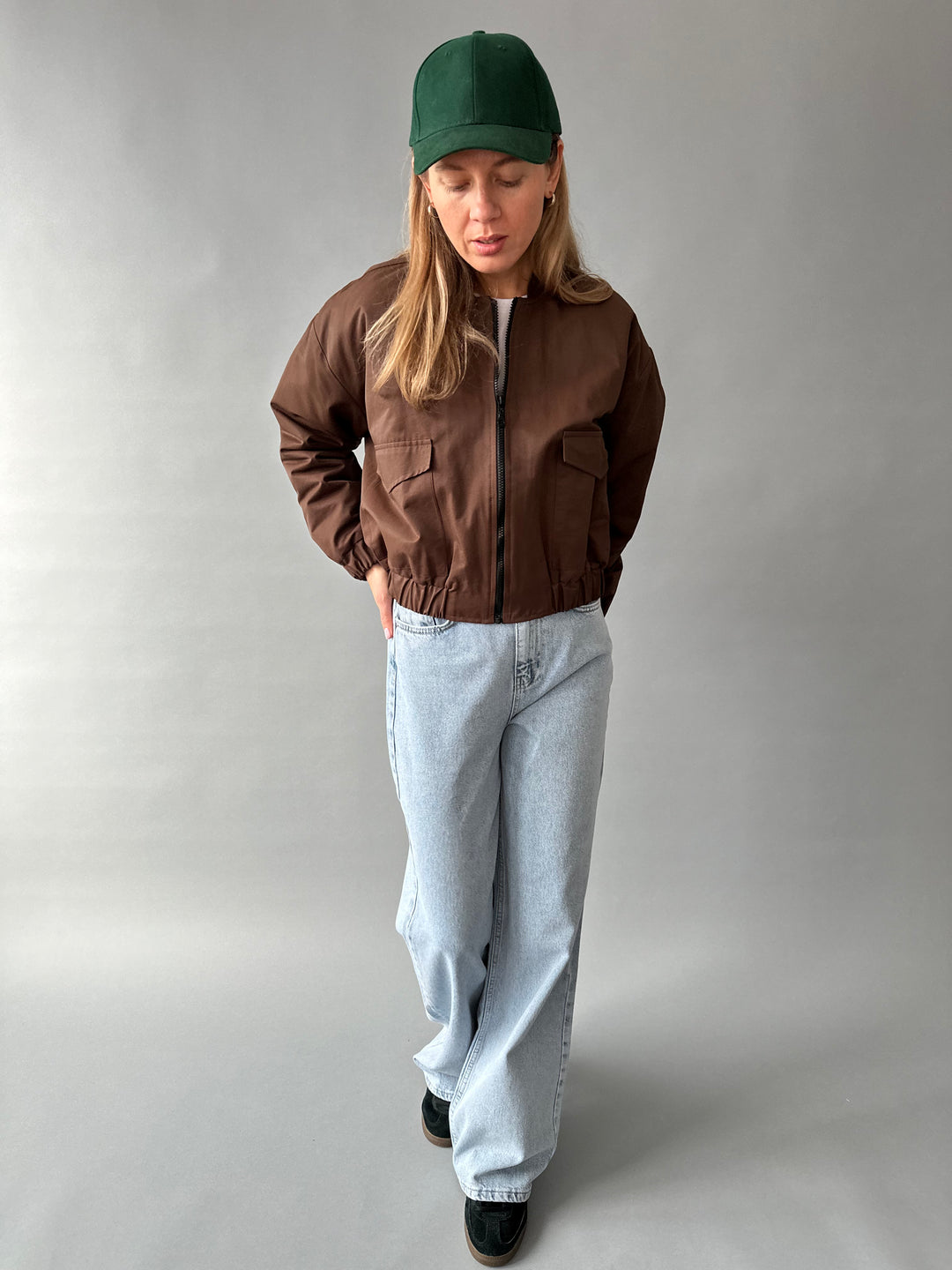 Bomber-style short overjacket