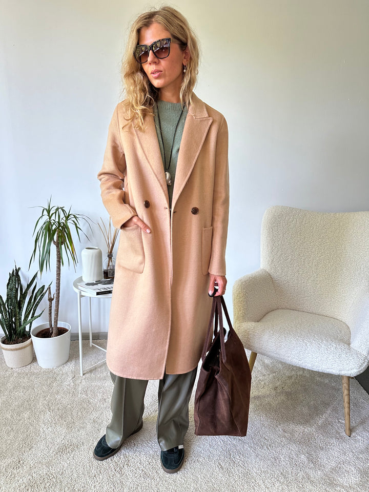 Unlined wool coat