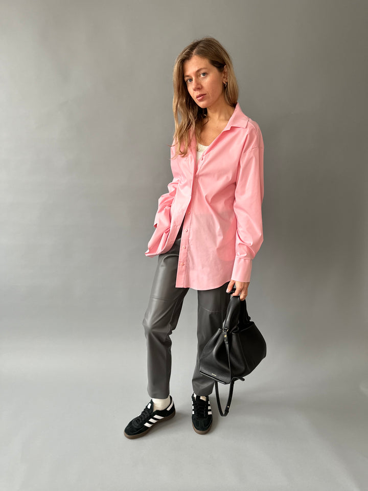 Oversize cotton shirt