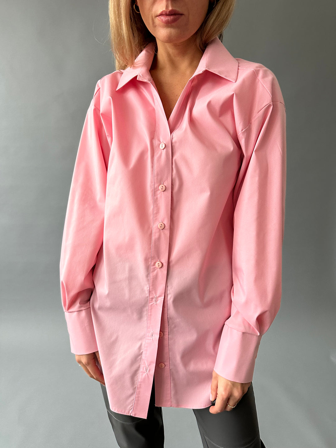 Oversize cotton shirt