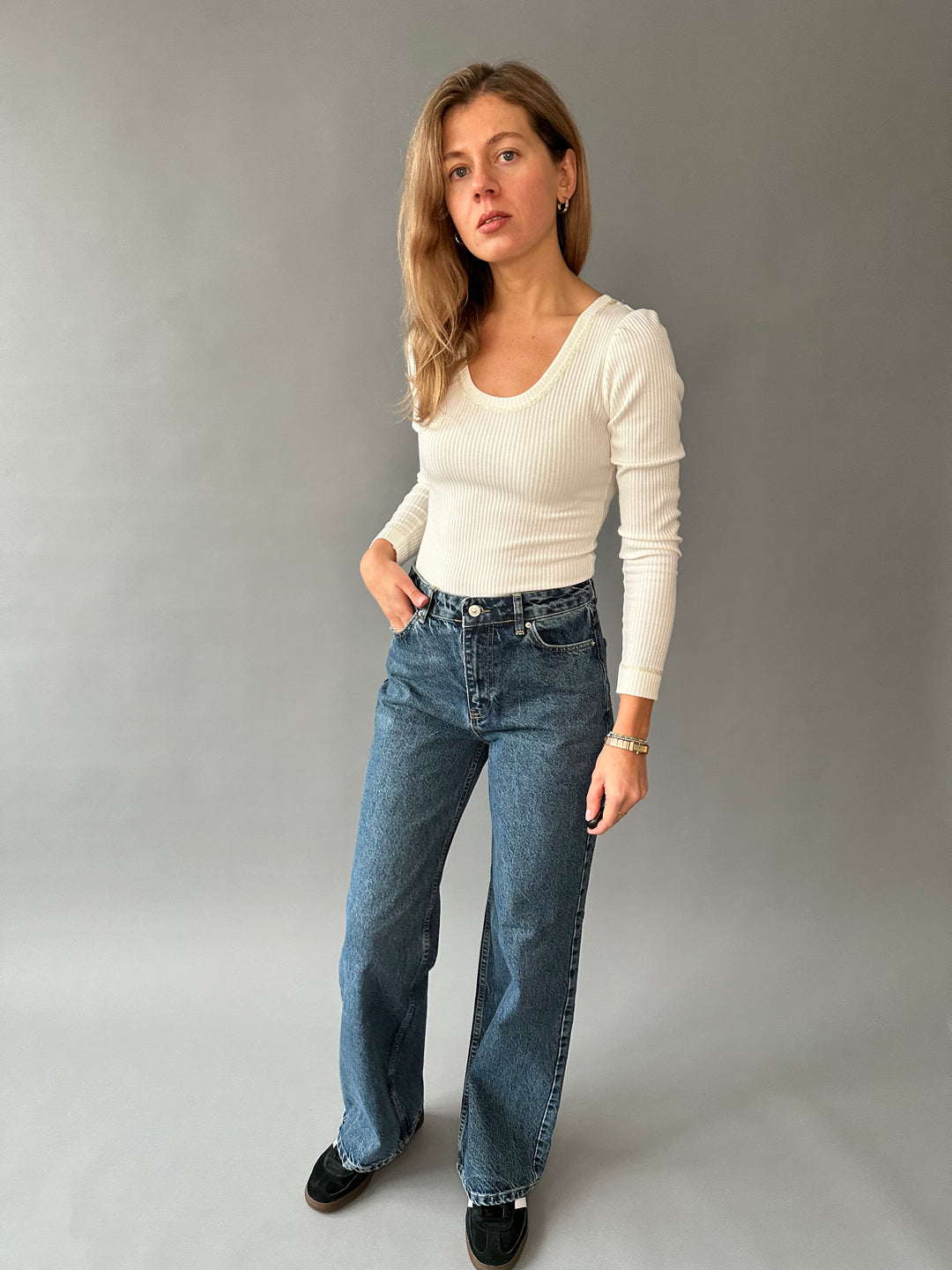 Wide leg wide jeans