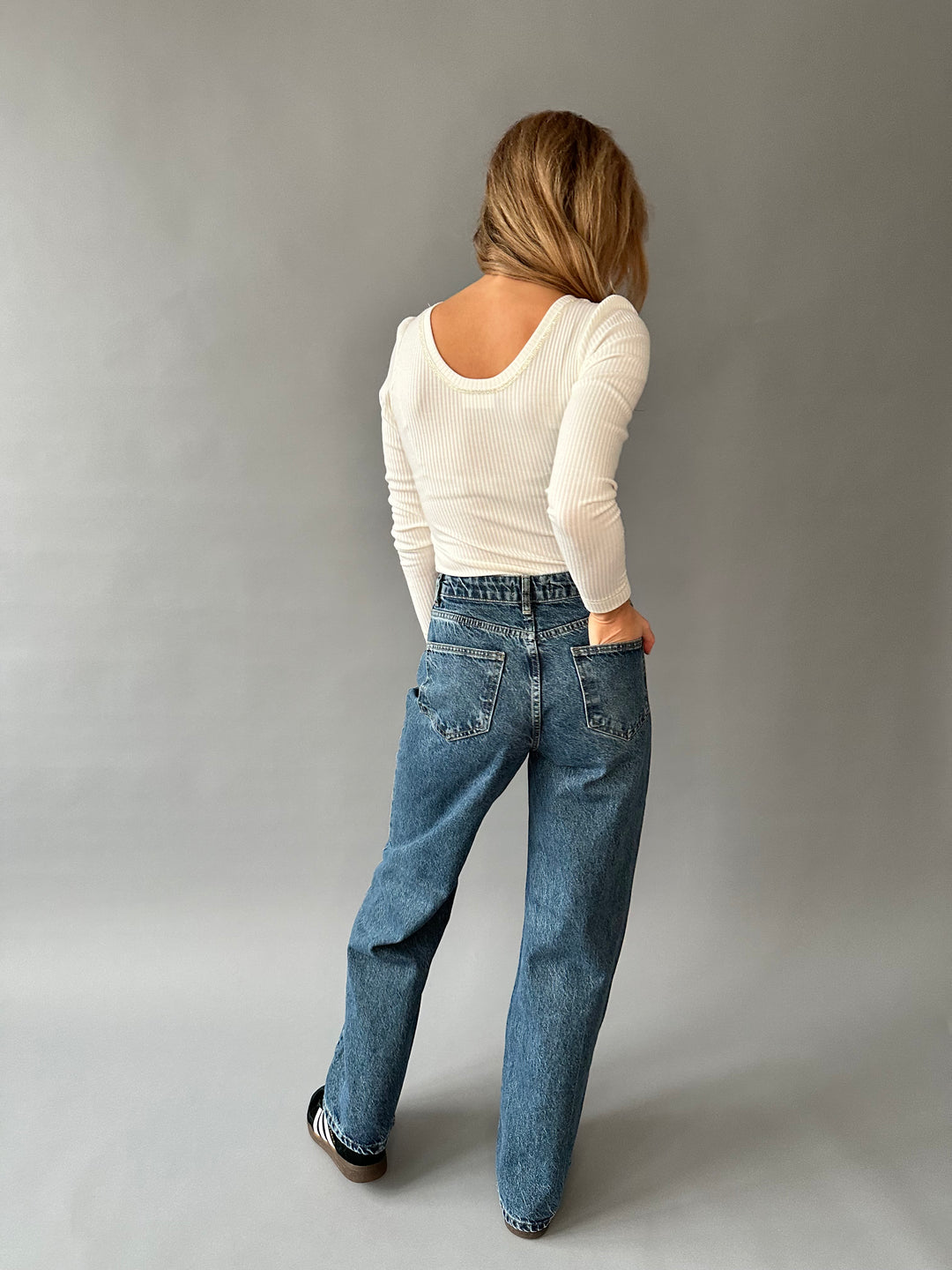 Wide leg wide jeans