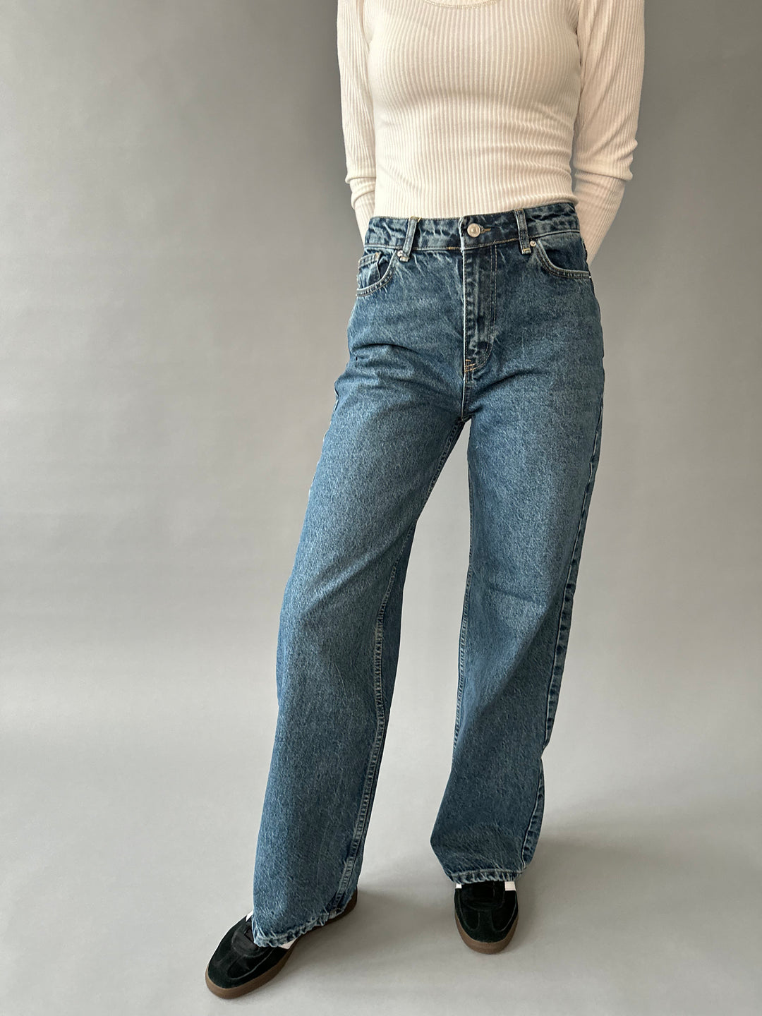 Wide leg wide jeans