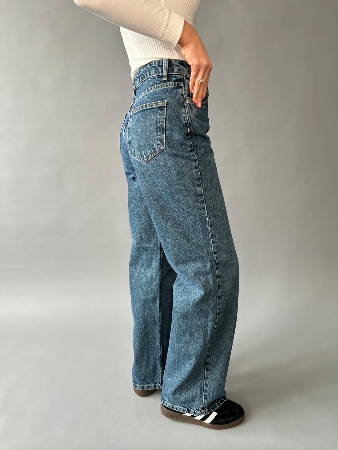 Wide leg wide jeans