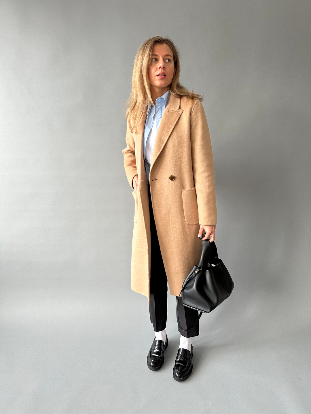 Unlined wool coat